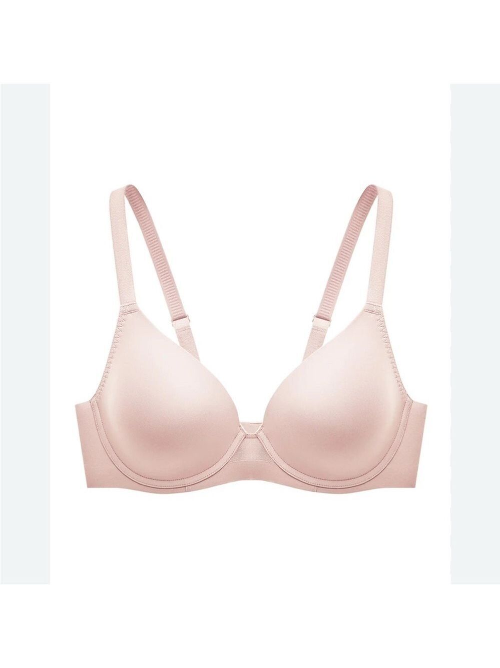 Understance Mesh Contour FlexWire Plunge Bra NWT powder pink 38B